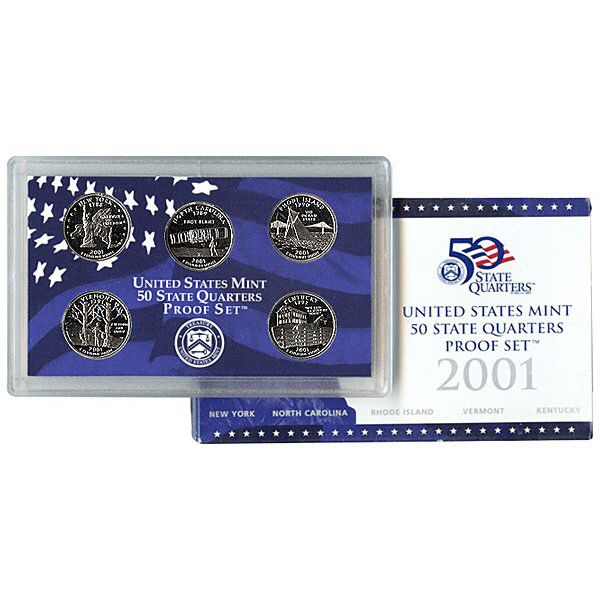 2001s Proof Quarter Set  coin collectible - Main Image 2