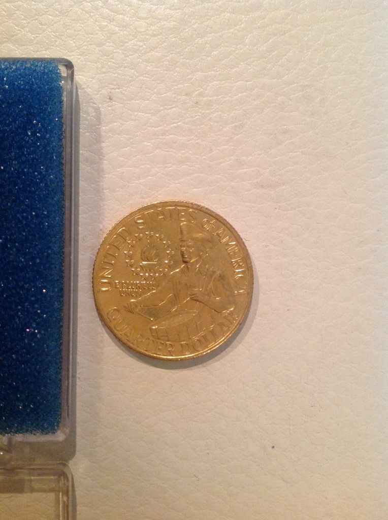 1776-1976 Gold Quarter  coin collectible - Main Image 2