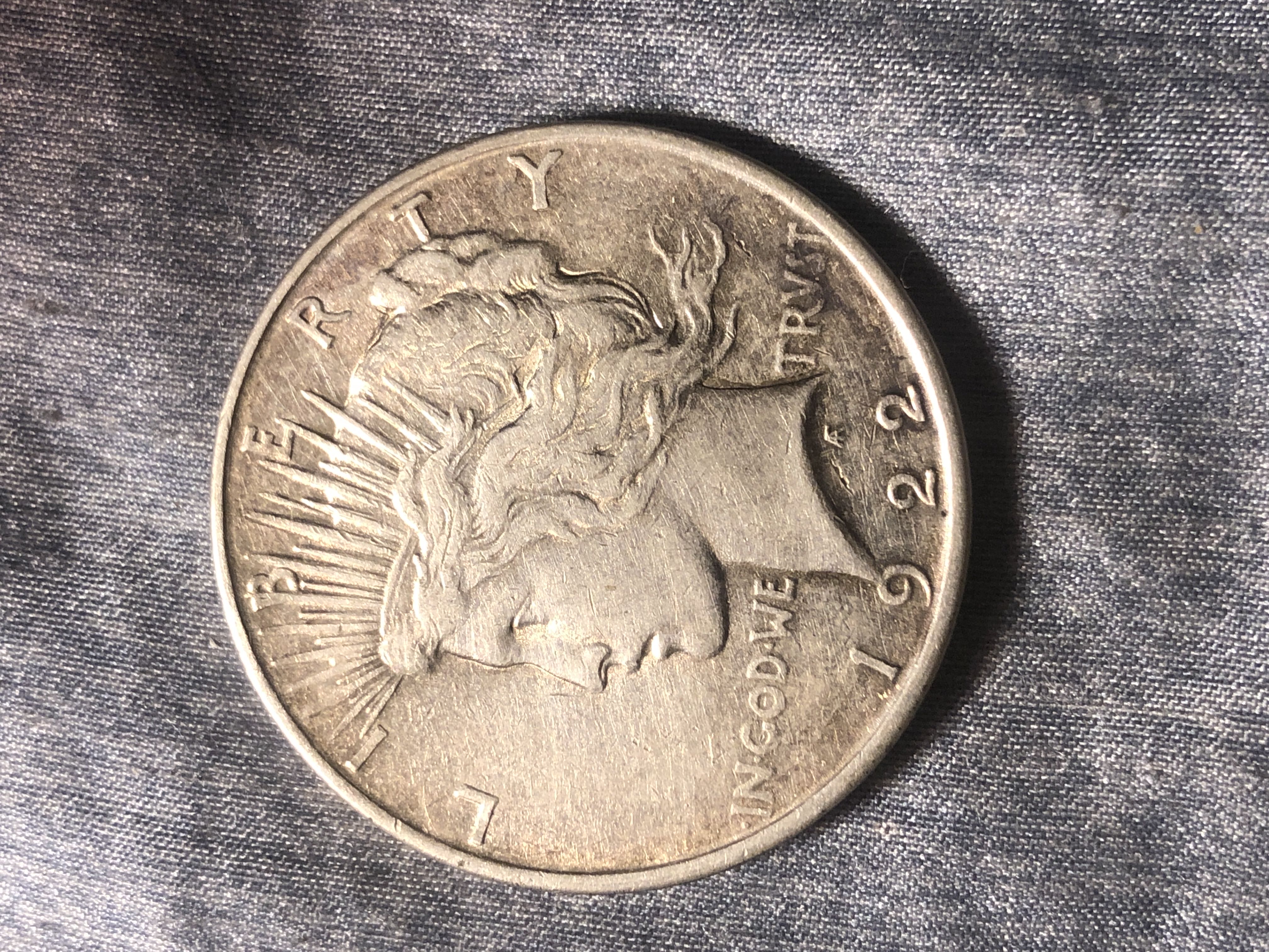 1922 Liberty One Dollar  coin collectible - Main Image 3