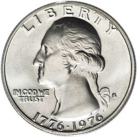 1976 US Quarter  coin collectible - Main Image 2