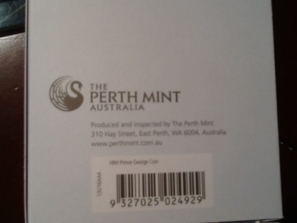 Royal In Celebration Of The Birth HRH Prince George  coin collectible - Main Image 2