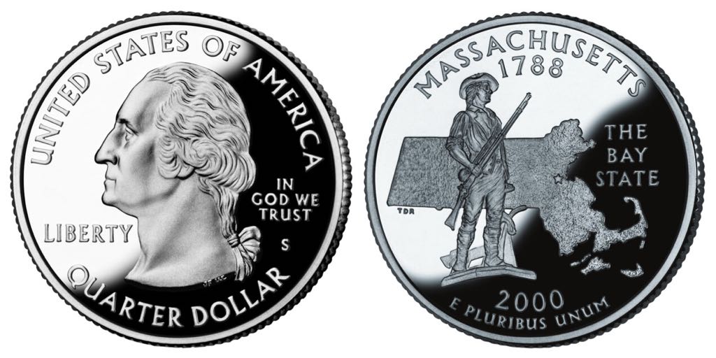 Massachusetts - Postal Commemorative Society  coin collectible - Main Image 2