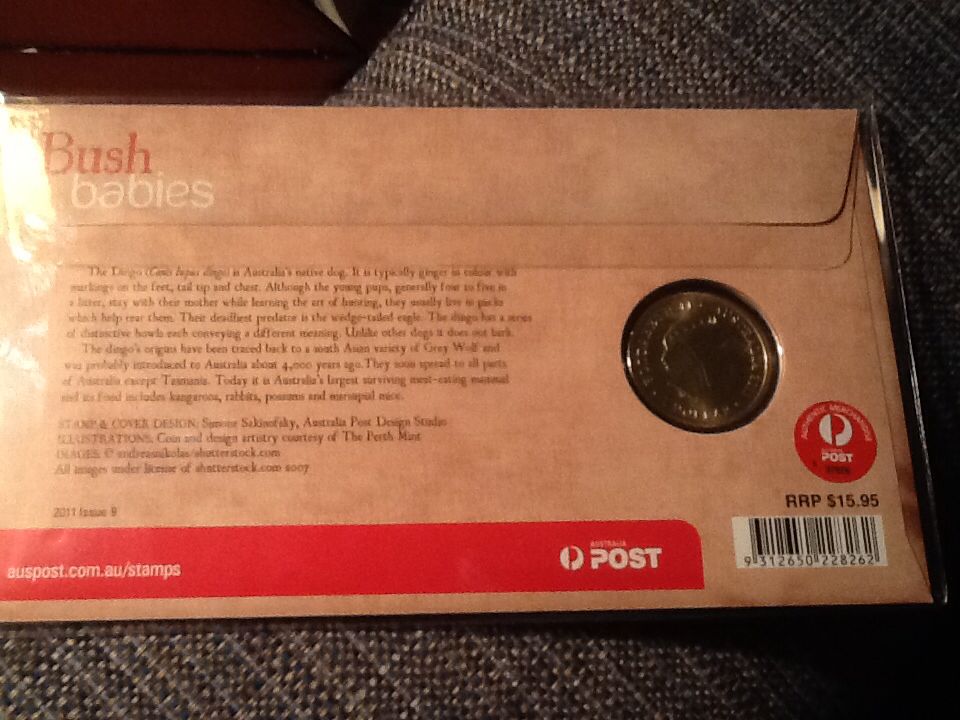 Bush Babies Dingo  coin collectible - Main Image 2