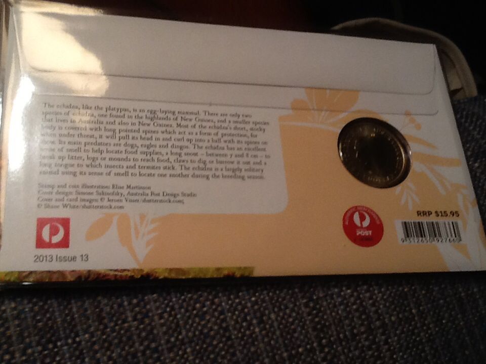 Bush Babies Echidna  coin collectible - Main Image 2