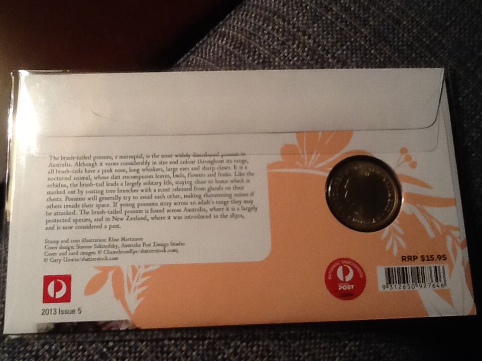 Bush Babies Brush Tailed Possum  coin collectible - Main Image 2