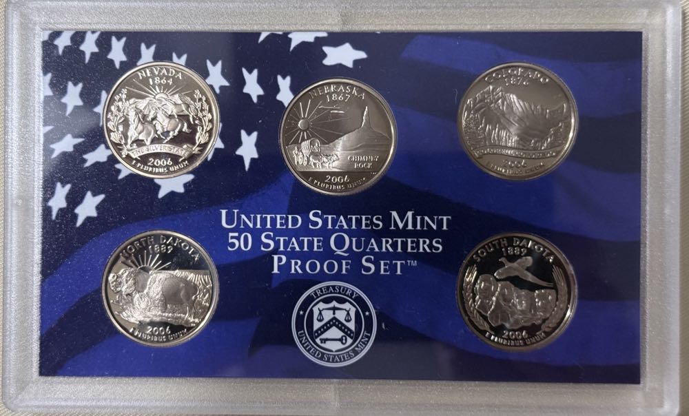 Standard Proof 2006-S US Mint Proof (10) Coin Set  coin collectible - Main Image 5