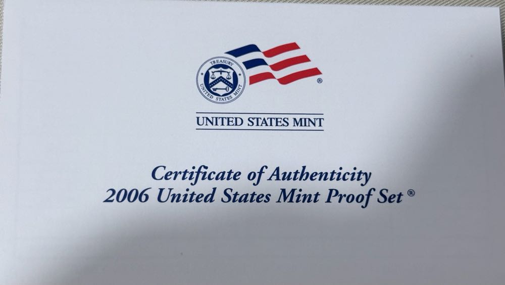 Standard Proof 2006-S US Mint Proof (10) Coin Set  coin collectible - Main Image 8