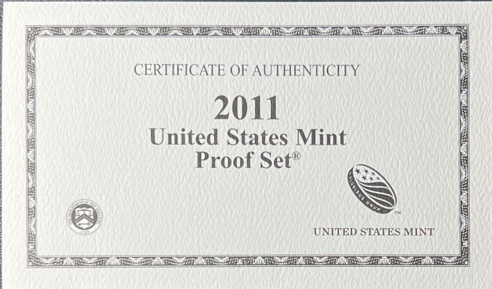 2011 United States Mint Proof Set  coin collectible - Main Image 4