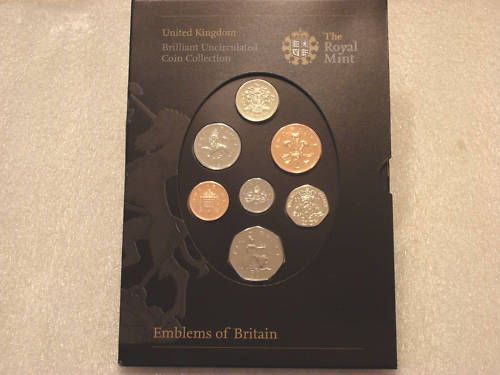 2008 United Kingdom Brilliant Uncirculated Coin Collection  coin collectible - Main Image 2