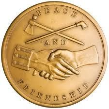 George Washington Peace And Friendship  coin collectible - Main Image 2