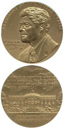 Willam Jefferson Clinton Inauguration Coin  coin collectible - Main Image 2
