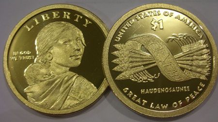 Native American Dollar 2010 $25 Rolls  coin collectible - Main Image 2