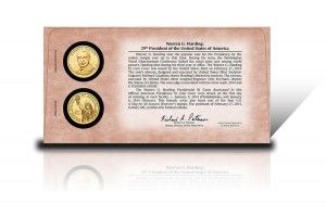US Presidency $1 Coin  Cover Warren Harding  coin collectible - Main Image 2