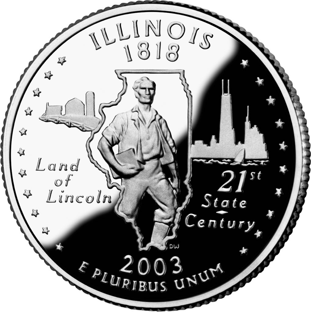 2003 Illinois Quarter   coin collectible - Main Image 2