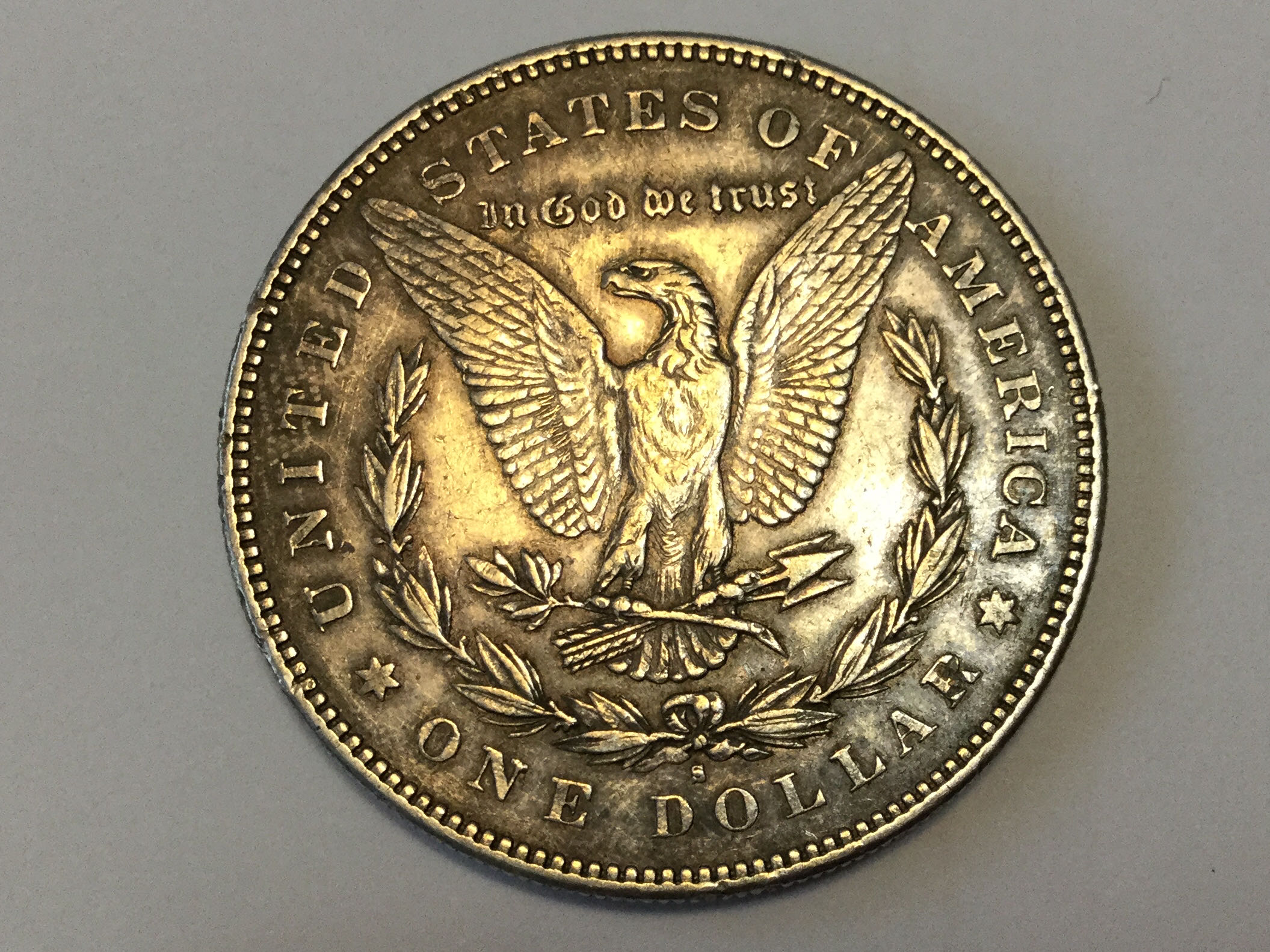 1878 S Morgan Silver Dollar  coin collectible - Main Image 4