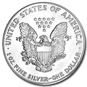 1991 American Silver Eagle  coin collectible - Main Image 2