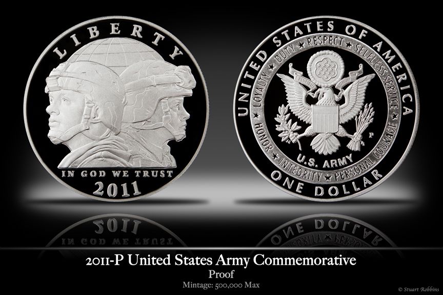 2011 United States Army Commemorative Coin Program  coin collectible - Main Image 2