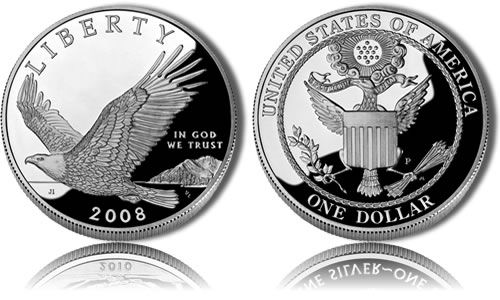 2008 Bald Eagle Commemorative Coin Program  coin collectible - Main Image 2