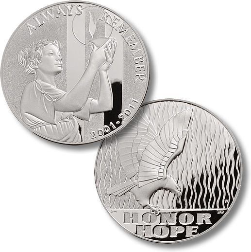 2011 September 11 National Medal  coin collectible - Main Image 2