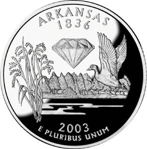Arkansas - Postal Commemorative Society  coin collectible - Main Image 2
