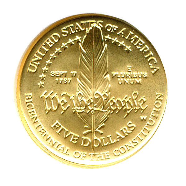 1987 Gold Coin  coin collectible - Main Image 2