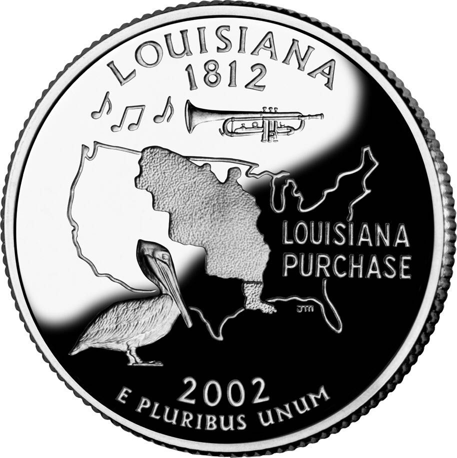 Louisiana - Postal Commemorative Society  coin collectible - Main Image 2