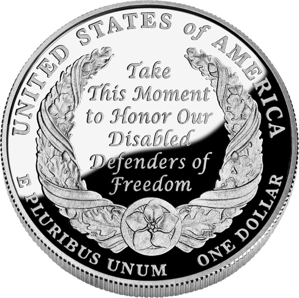 2010 American Verterans Disabled For Life  Proof  coin collectible - Main Image 2