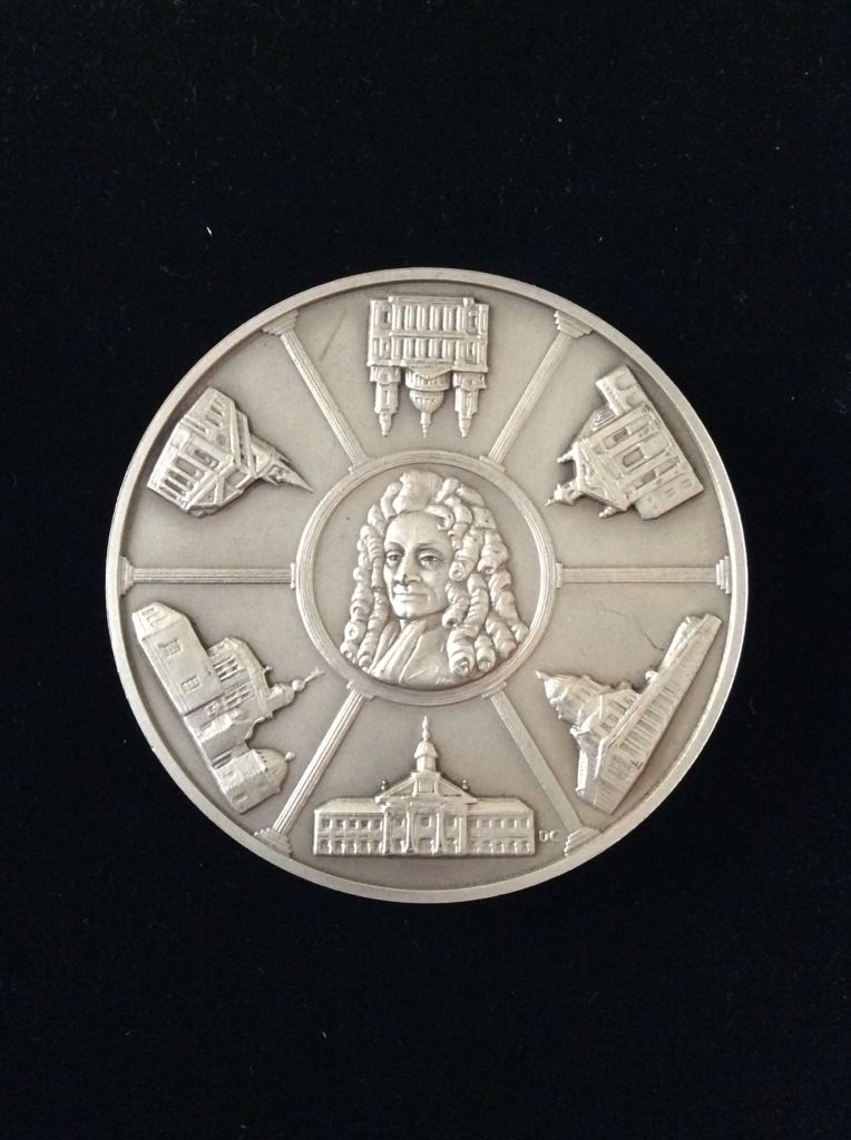 Sir Christopher Wren Medal  coin collectible - Main Image 2