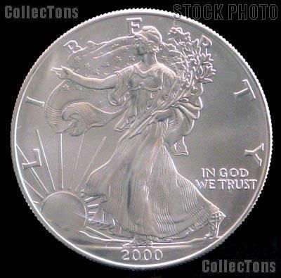 2000 Uncirculated Silver Dollar  coin collectible - Main Image 2