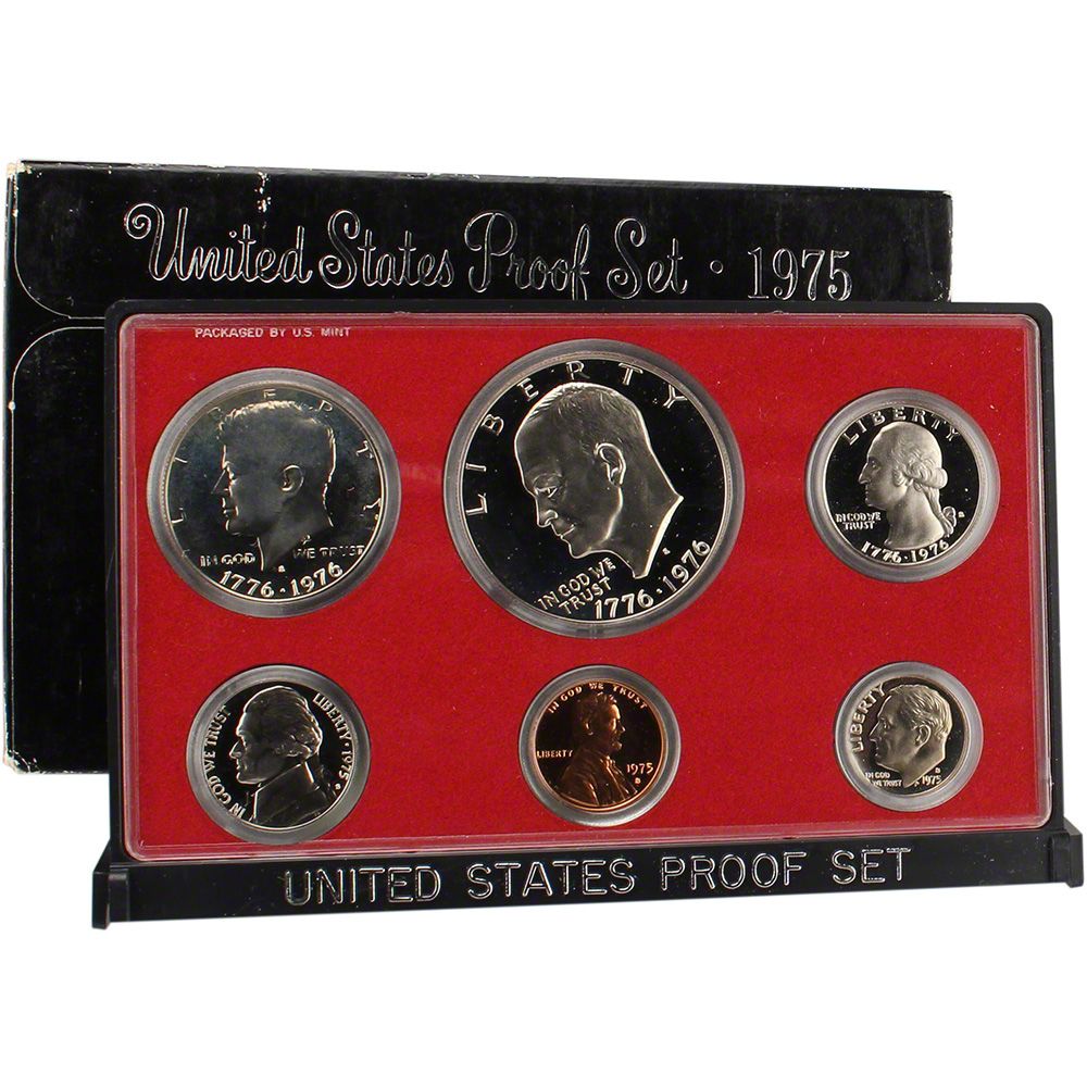 A.1975 United States Mint Proof Set  coin collectible - Main Image 2