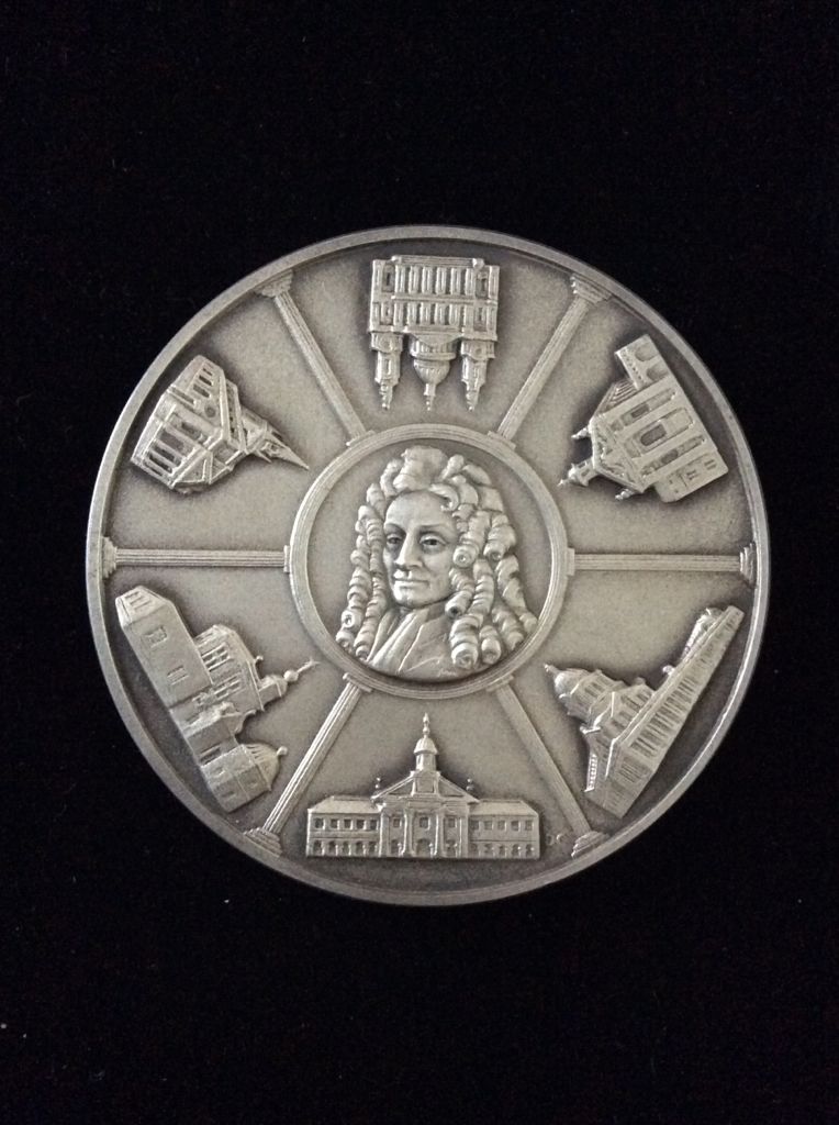 Sir Christopher Wren Medal  coin collectible - Main Image 2