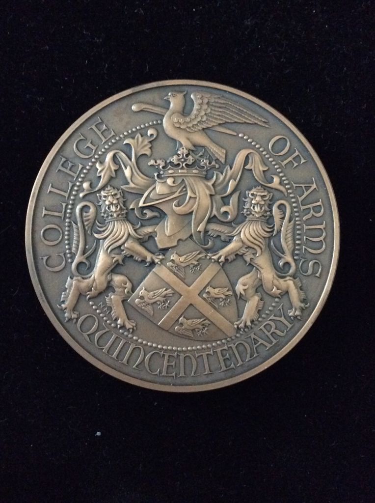College Of Arms Quincentenary Medal  coin collectible - Main Image 2