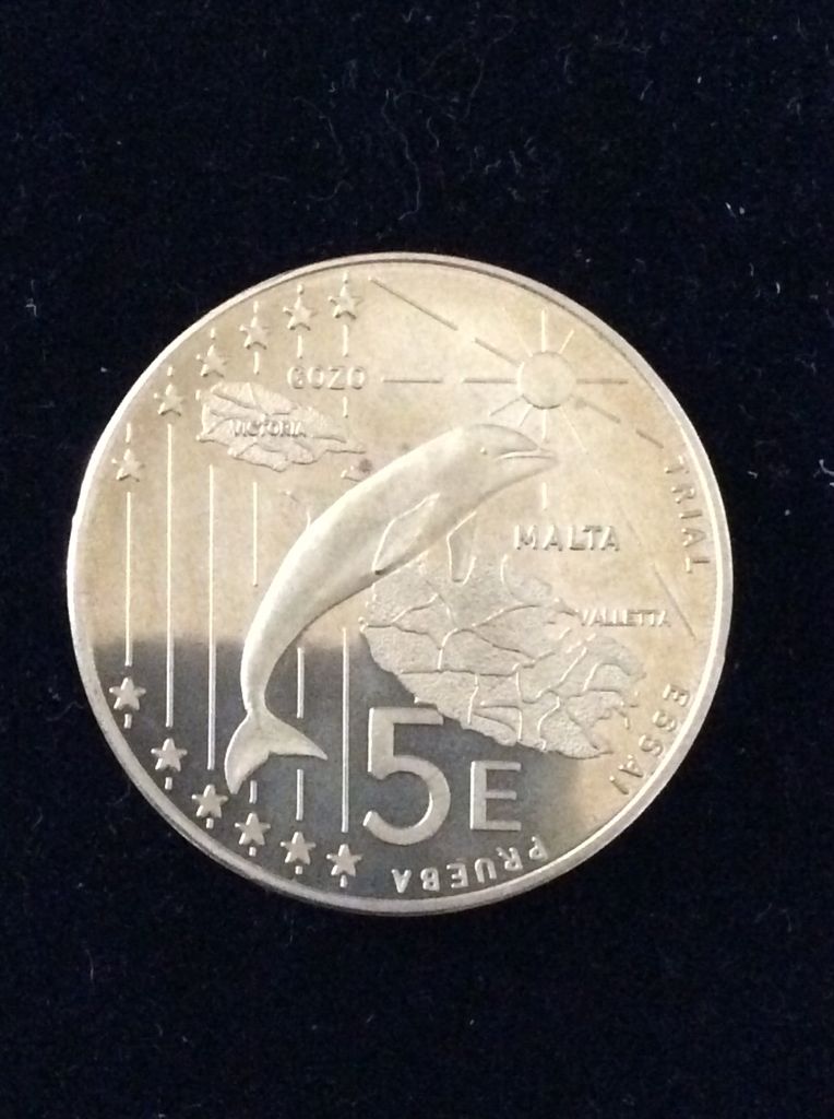 Maltese 5 Euro Trial Essai  coin collectible - Main Image 2