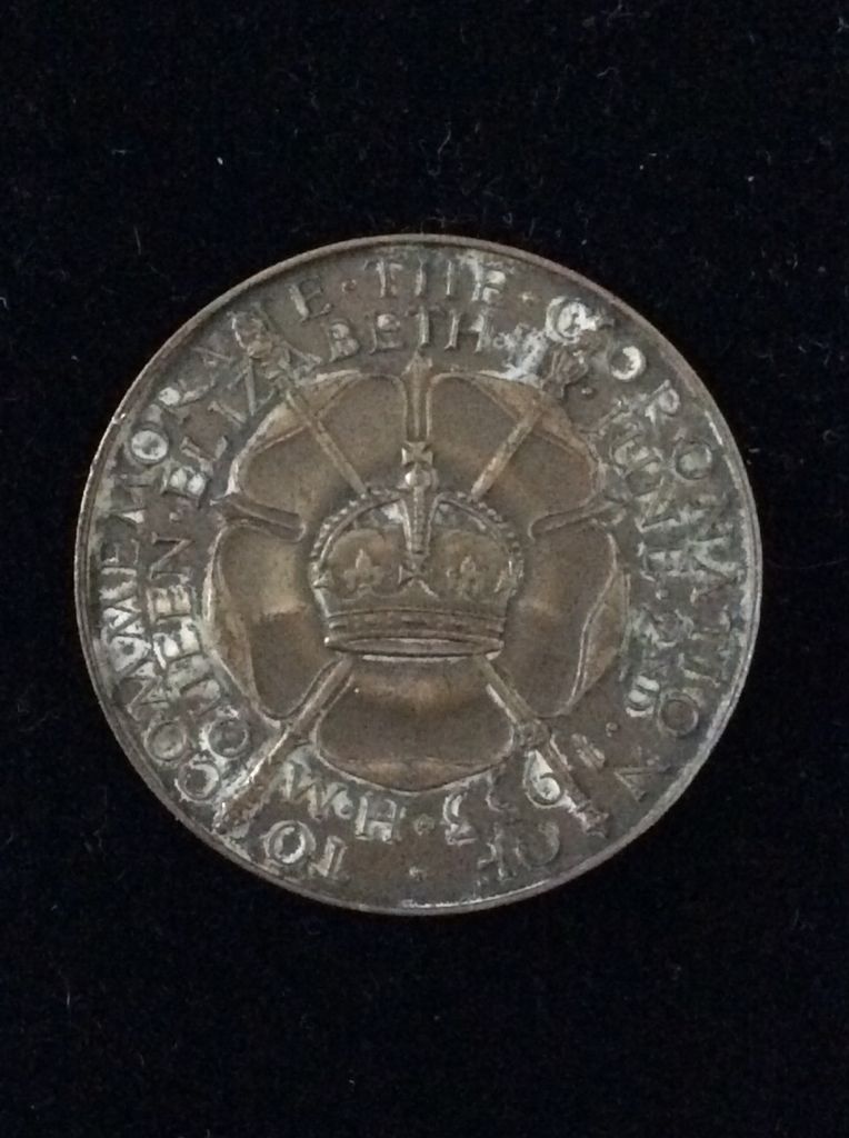 Queen Elizabeth II Coronation Commemorative Medal (Type 4)  coin collectible - Main Image 2