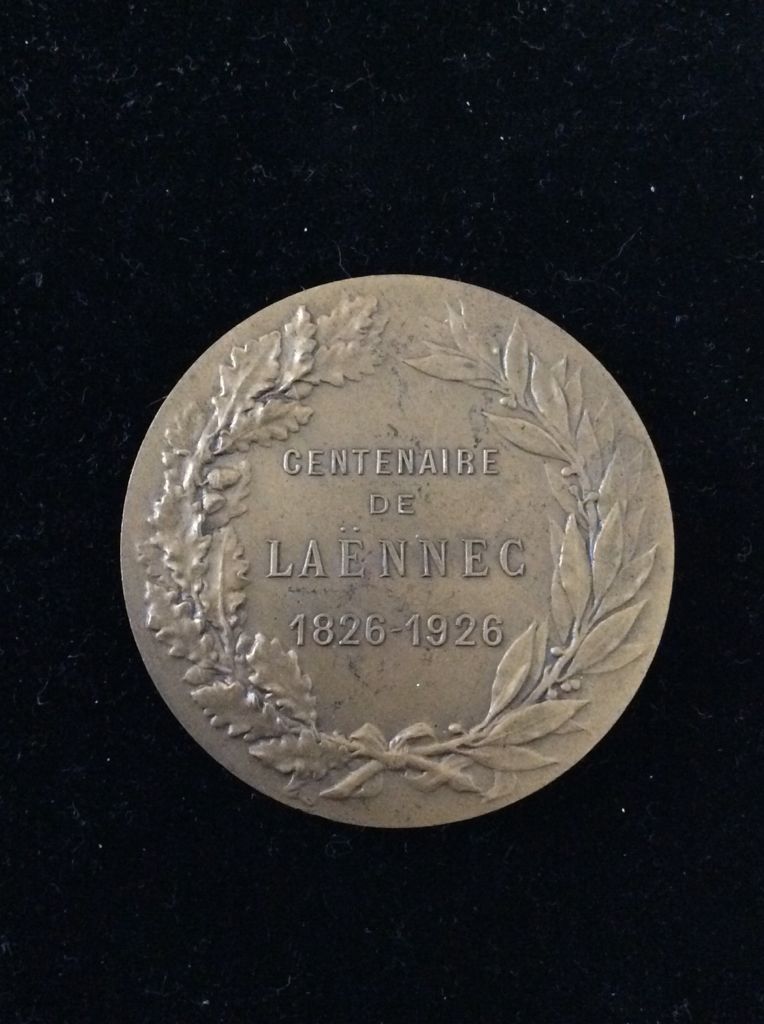Centenary Medal Of R. T. H. Laennec  coin collectible - Main Image 2