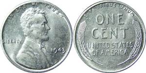 1943 Steel Penny  coin collectible - Main Image 2