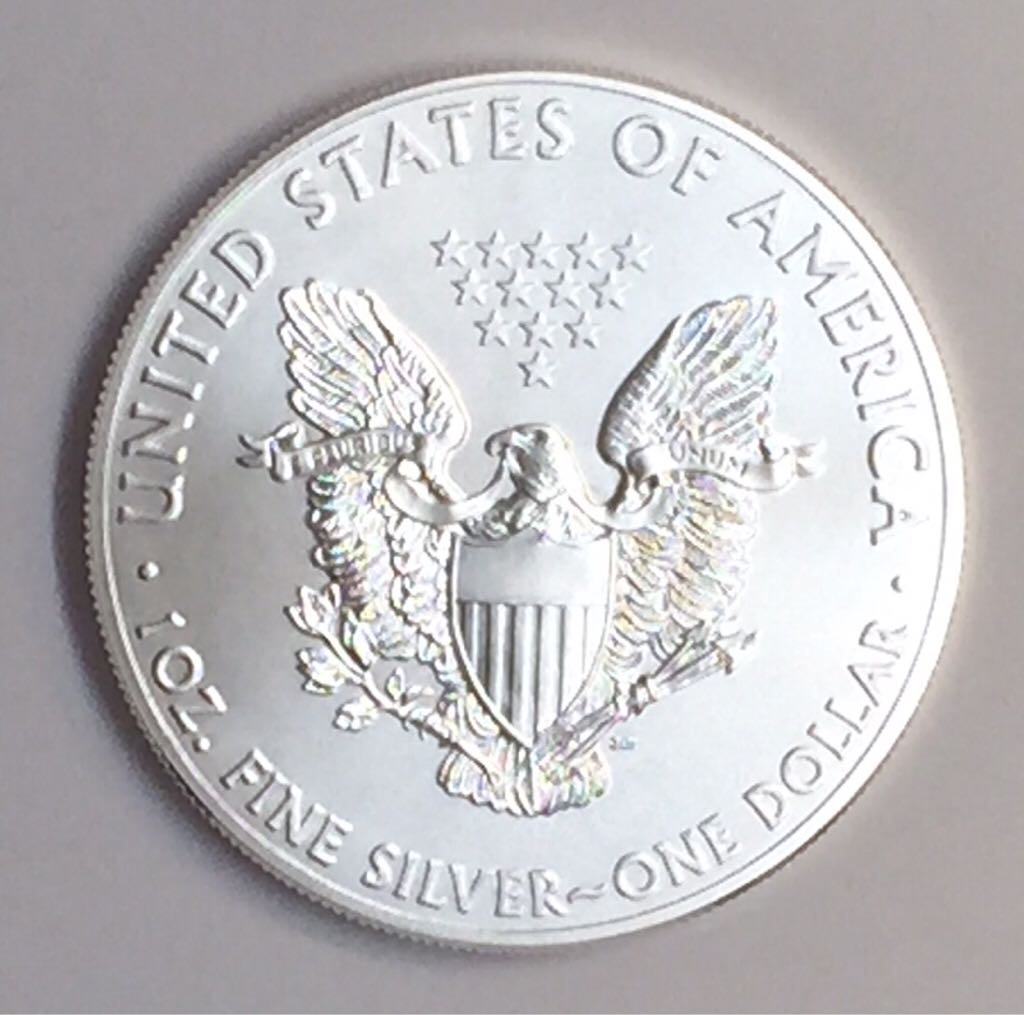 1987 Silver American Eagle  coin collectible - Main Image 2