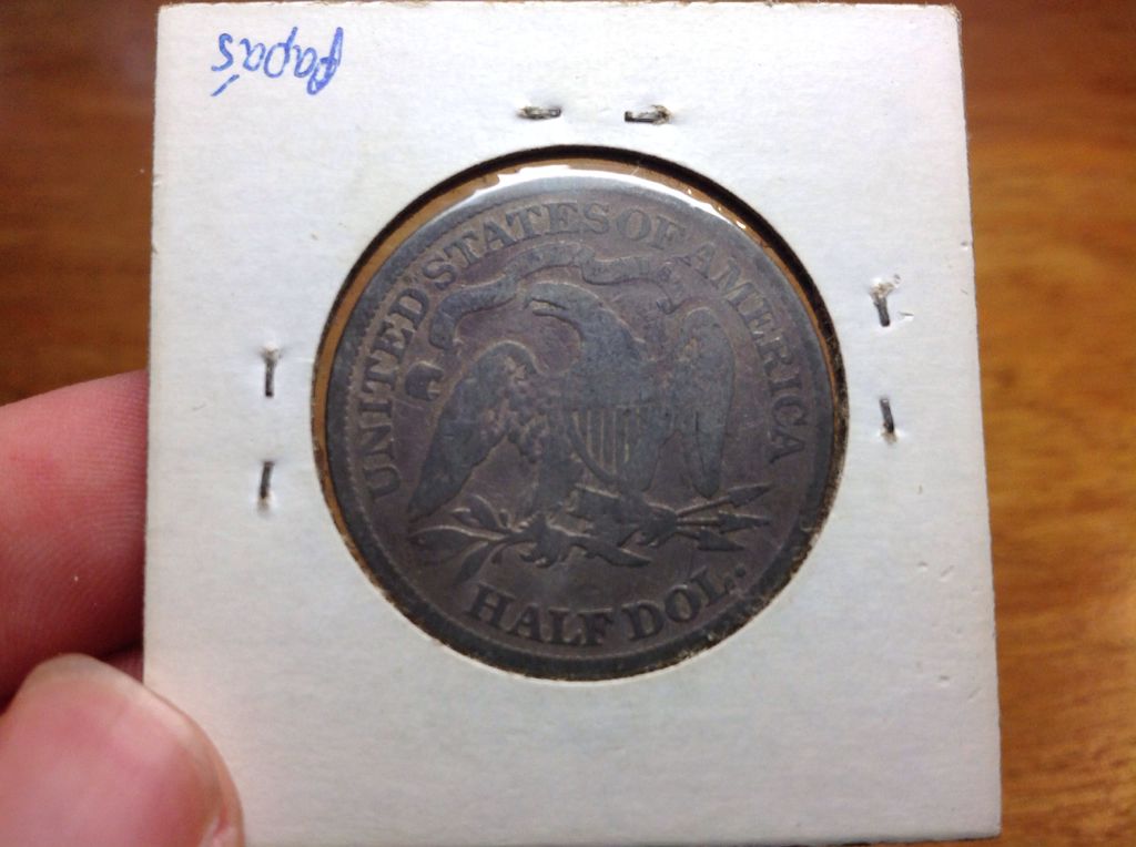 1871 Liberty Seated Half  coin collectible - Main Image 2