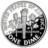 Dime Roosevelt 1946  coin collectible - Main Image 2