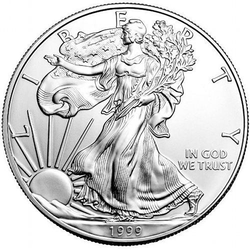 American Silver Eagle 1999  coin collectible - Main Image 2