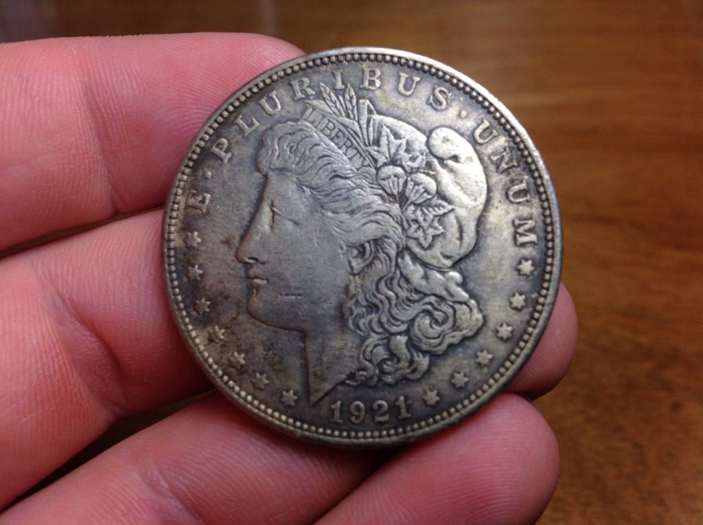 Morgan Silver Dollar 1921(D) coin collectible - Main Image 1