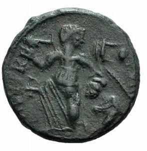 Valentinian Follis  coin collectible - Main Image 2