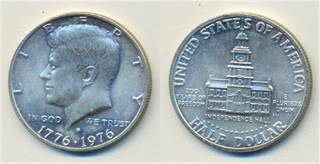 1976 Dollar  coin collectible - Main Image 2