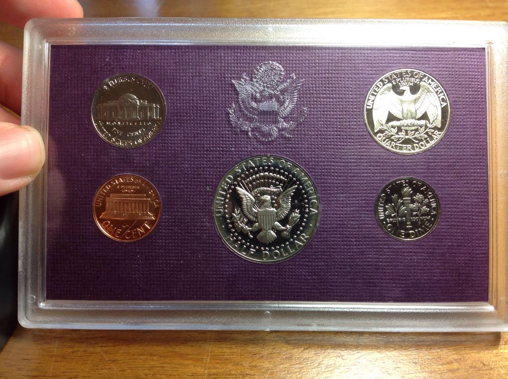 US Mint Proof Set 1986  coin collectible - Main Image 2