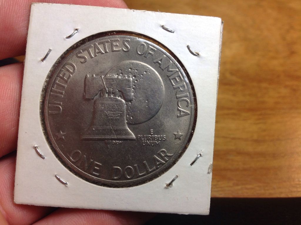 Bicentennial Eisenhower Dollar D  coin collectible - Main Image 2