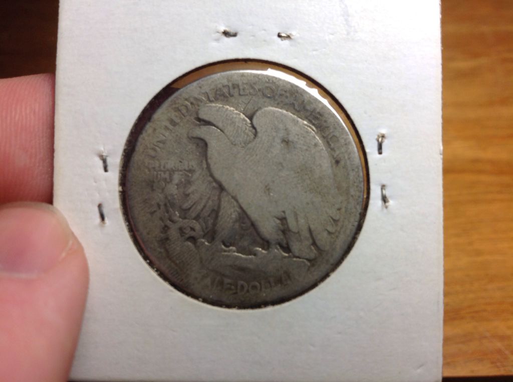 Walking Liberty Half Dollar 1919 S  coin collectible - Main Image 2