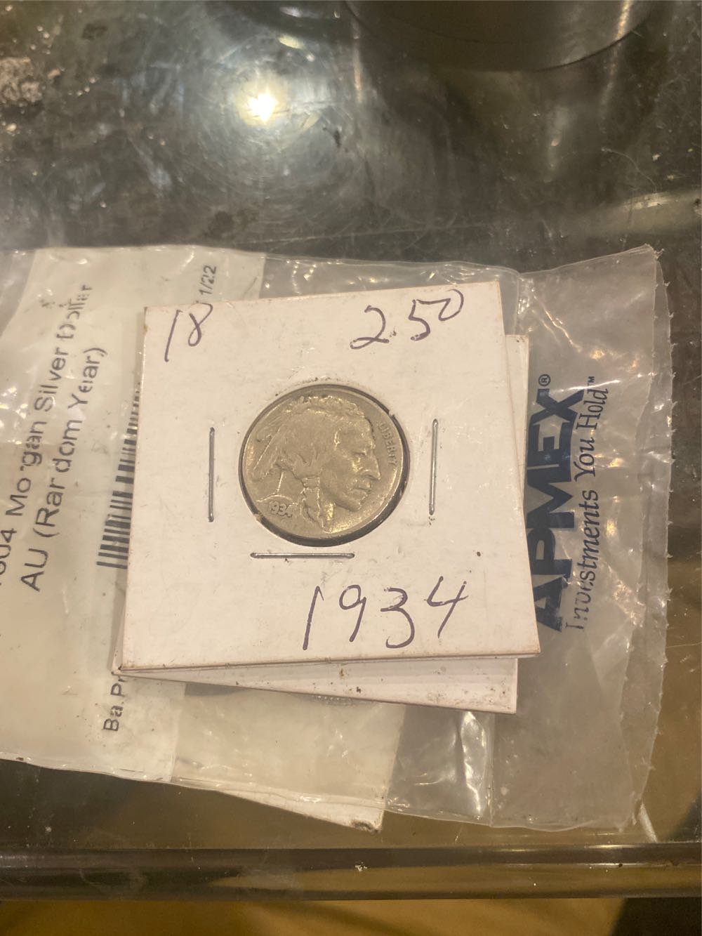 1934 Buffalo Nickel  coin collectible - Main Image 3