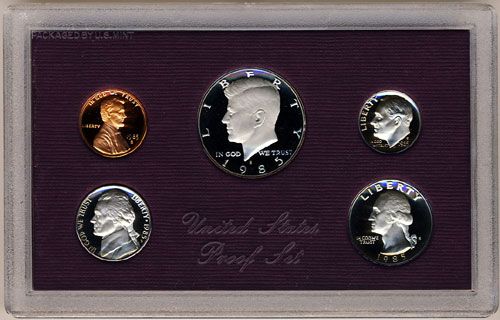 1985 S Mark Proof Set  coin collectible - Main Image 2