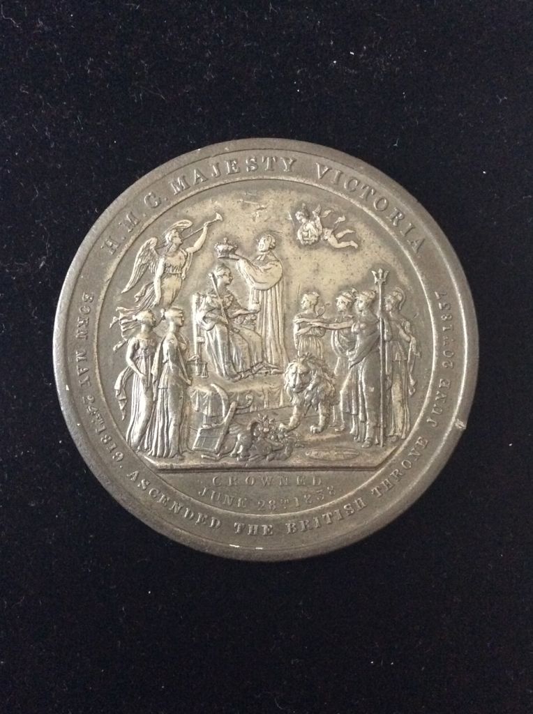 Queen Victoria Coronation Medal  coin collectible - Main Image 2