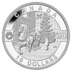O Canada $10 Silver Canadian Holiday Season  coin collectible - Main Image 2